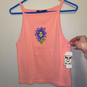 NWOT-Obey graphic tank